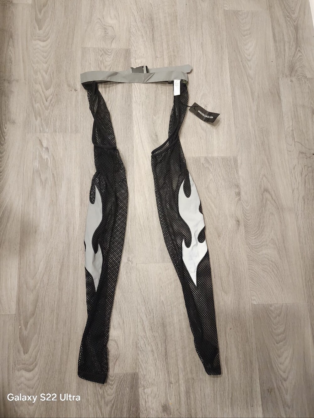 NWT Dolls Kill Club Exx Reflective Mesh Chaps